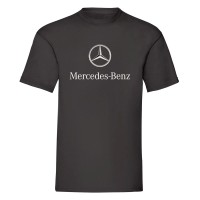 Тениска с печат Mercedes-Benz 