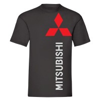 Тениска с печат Mitsubishi 