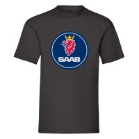 Тениска с печат Saab 
