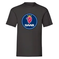 Тениска с печат Saab 