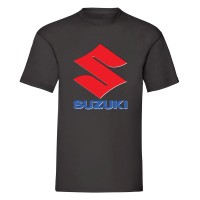 Тениска с печат Сузуки 