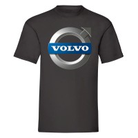 Тениска с печат Волво, 3D