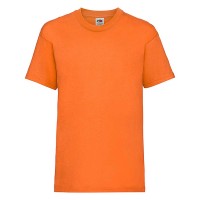 Детска тениска, оранжева, памук 