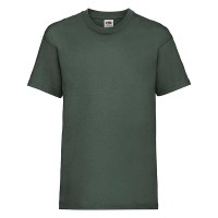 Детска тениска, тъмно зелена, памук 