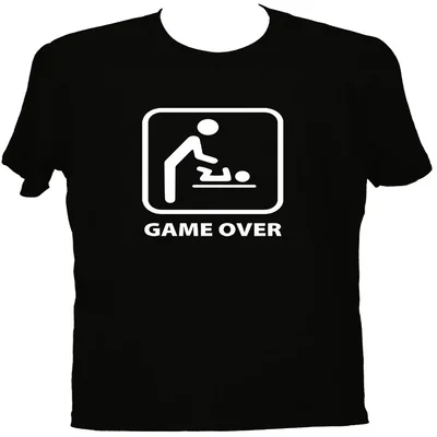 Тениска за бъдещия баща "Game Over" Тениска за бъдещия баща "Game Over"