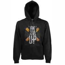 Суичър с цип с печат или щампа Don't GIVE UP 
