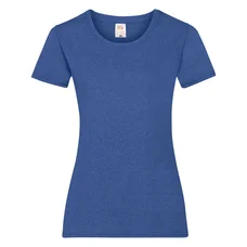 Дамска тениска, кралско синя, ретро, памук Дамска тениска, кралско синя, ретро, памук