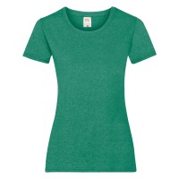 Дамска тениска, ретро зелена, памук