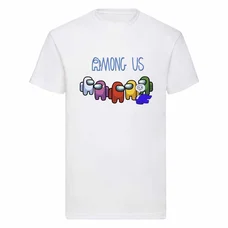 Детска тениска с печат Among Us с лого Детска тениска с печат Among Us с лого