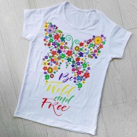 Тениска със снимка или с индивидуален дизайн "Свободен"
